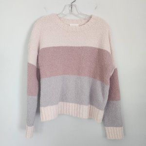 Mia & Tess Colorblock Sweater, Size S, EUC